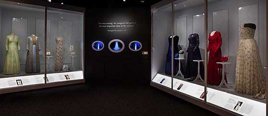 First Ladies exhibit at the Smithsonian American History museum