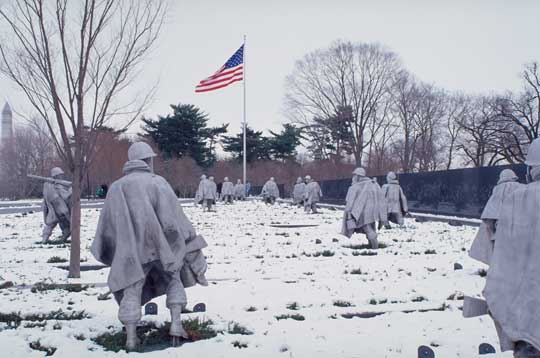 Korean War Veterans Memorial in Washington, D.C.