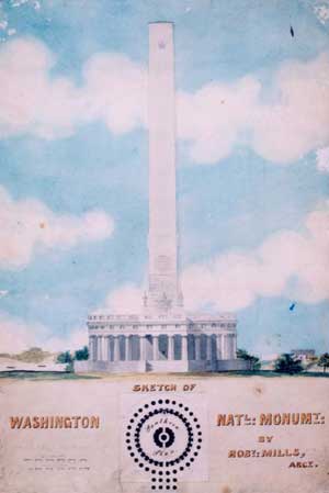 Robert Mills's plan for the Washington Monument